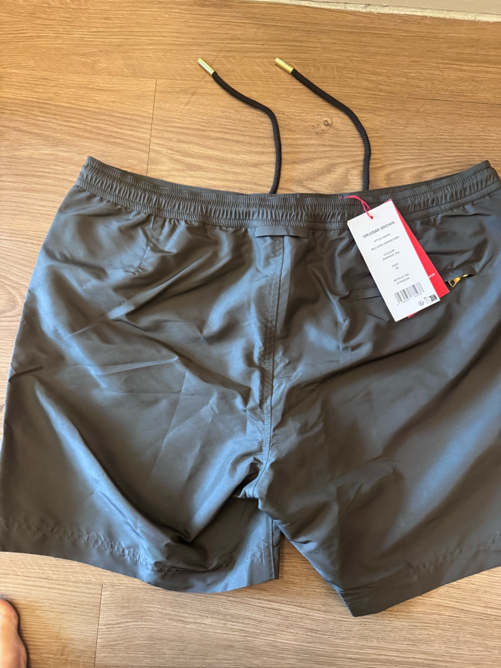 Orlebear Brown shorts new with tags